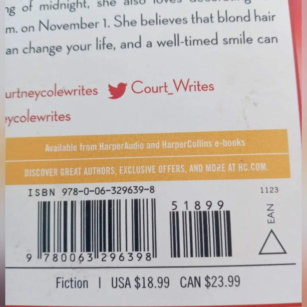 NWT "A WISH FOR CHRISTMAS" Paperback Book By Courtney Cole - Picture 3 of 7